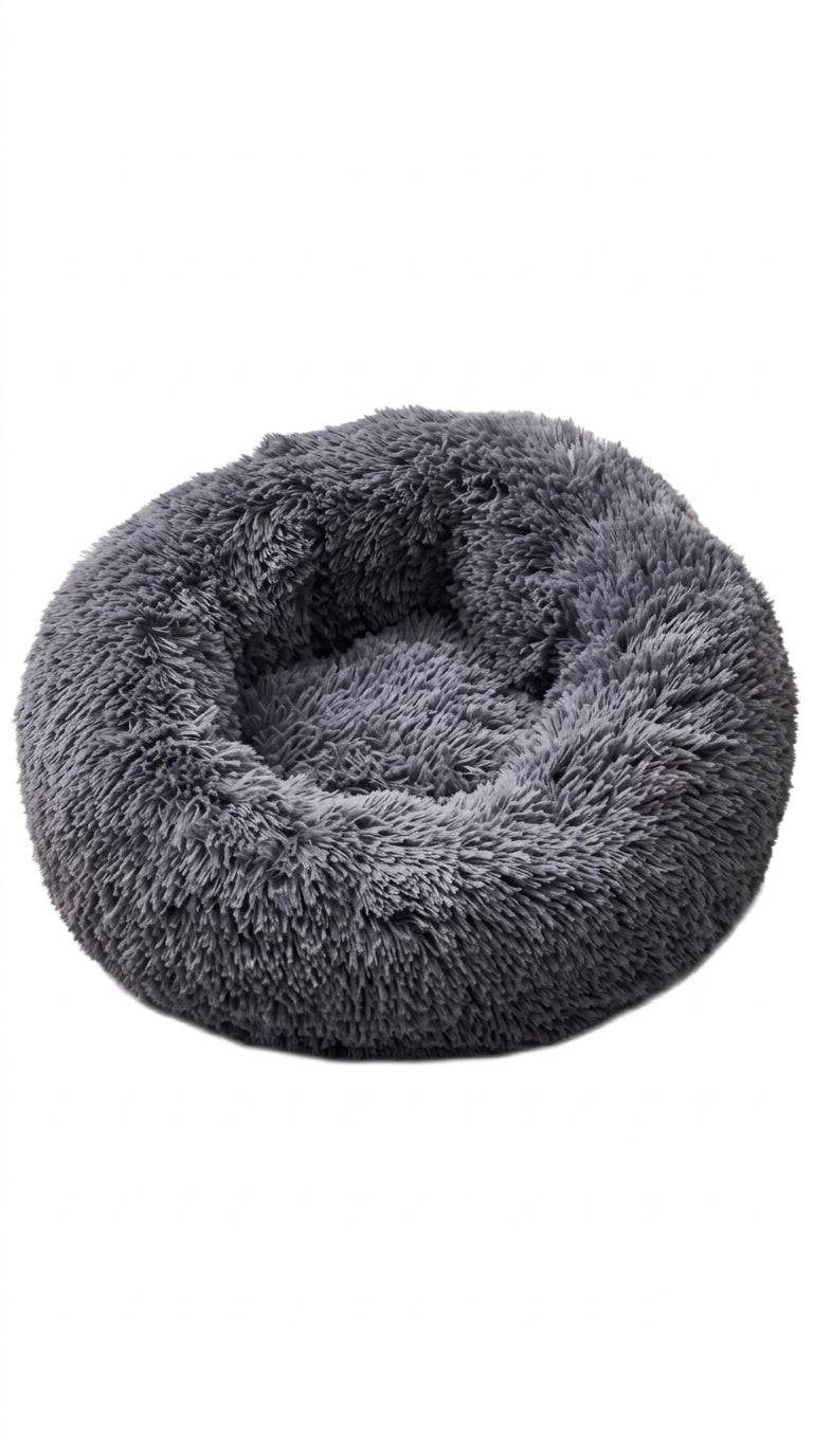 Cama Anillo Plush Antiestrés para Mascotas (60 cm)