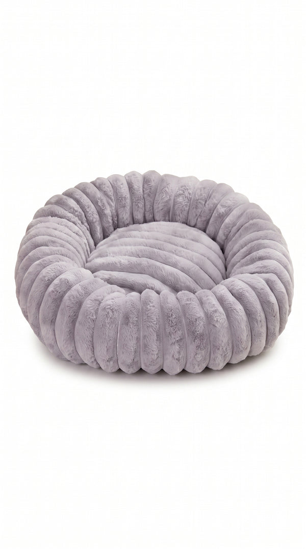 Cama Anillo de Felpa Antiestrés para Mascotas - 70 cm