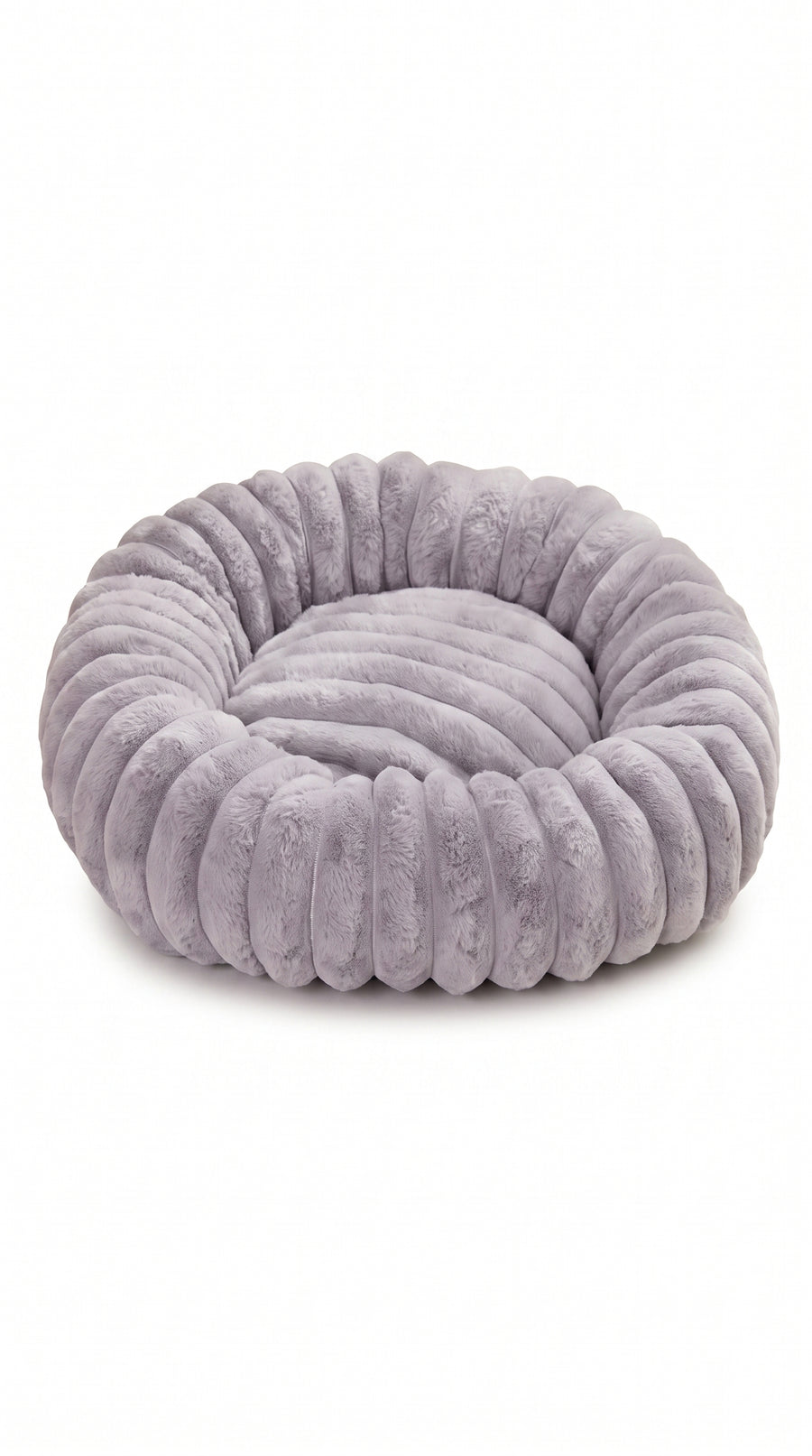 Cama Anillo de Felpa Antiestrés para Mascotas - 70 cm